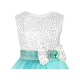 thumbnail image 4 of Girls Dress Glitter Sequin Wedding Bridesmaid Pageant 10 Years, 4 of 5