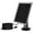 Black USB, variant on 20W 5V High-Efficiency Shingled Solar Panel, IP65 Waterproof Type-C Solar Charger for Home Security Camera (Black)