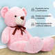 thumbnail image 3 of Oso De Peluche Teddy Grande Abrazable Corazón 1 Metro rosa, 3 of 5