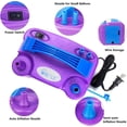 thumbnail image 2 of Electric Balloon Pump Portable Balloon Pump Electric Air Balloon Pump Electric Balloon Inflator, Balloon Decorations for Birthday Parties, Weddings, Festivals and Party（Purple）, 2 of 7