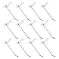 thumbnail image 6 of REOFLYUP Shop Display Hook Slatwall Hooks Silver Iron 20Pcs for Retailers and Homeowners, 6 of 7