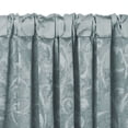 thumbnail image 4 of Elrene Home Fashions Mia Jacquard Scroll Blackout Window Curtain, Blue, 52" x 84", 4 of 5