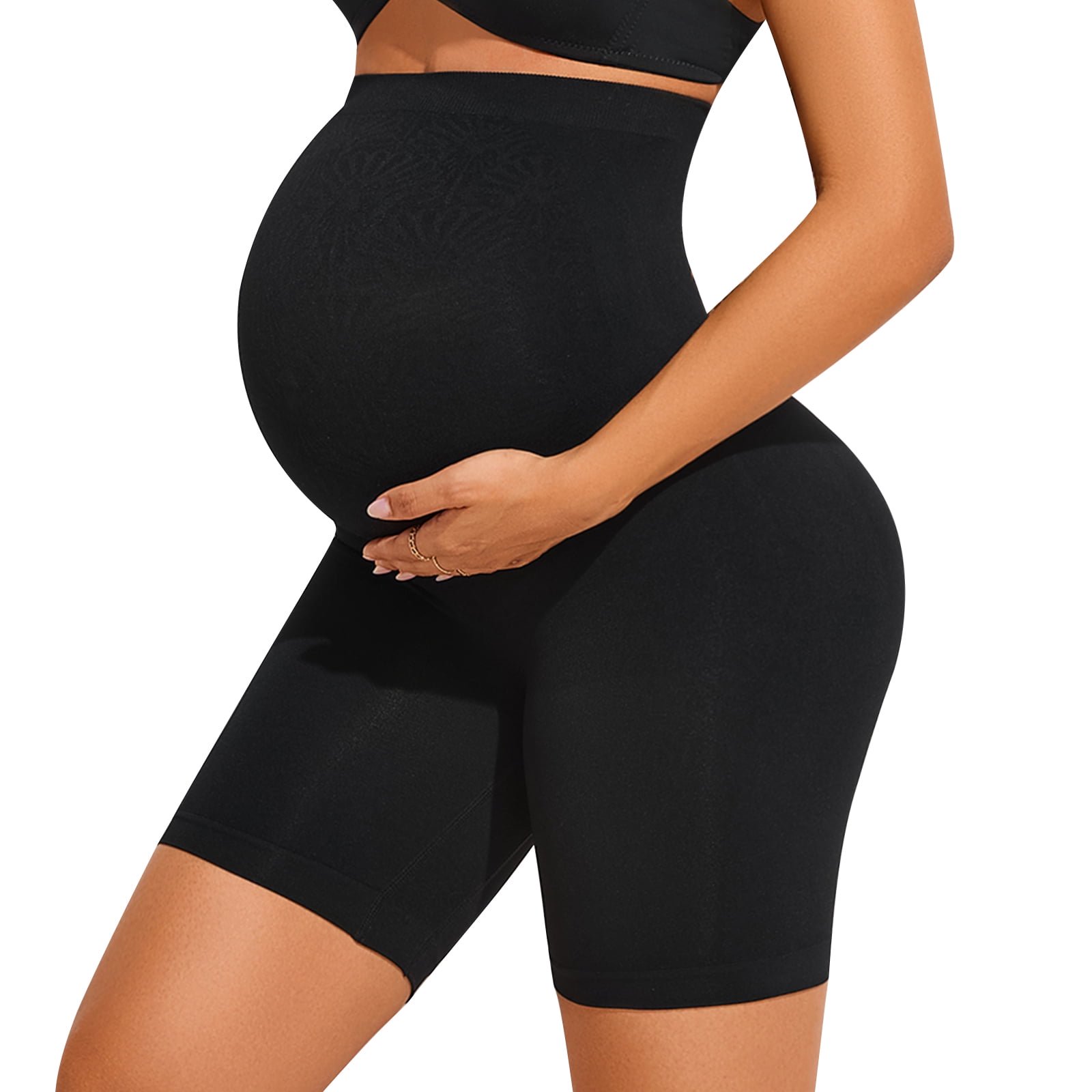 Takusun Women's Maternity Shorts Over The Belly Yoga Biker Pregnancy Workout Running Active Shorts