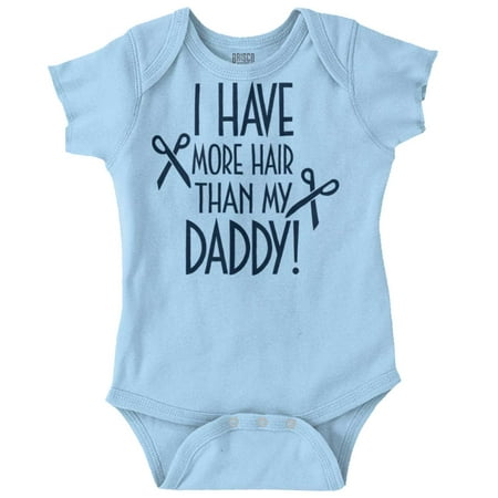 

Funny New Daddy Son Daughter Adorable Newborn Baby Boy Girl Romper Brisco Brands
