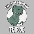 thumbnail image 2 of Men's Toy Story Distressed Nervous Rex  Graphic T-Shirt, 2 of 5