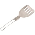 thumbnail image 1 of Folding Cooking Spatula, Compact Durable Stainless Steel Lightweight Thickened Latch Design High Temperature  Folding Food Spatula  For Outdoor Rice Spoon,Spatula, 1 of 8