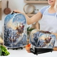 thumbnail image 2 of Renewold 2 Slice Toaster Cover & Blender Covers Reindeer Santa Wide Slot Toaster Appliance Dust Cover Scratchproof Christmas Theme Mixer Accessories Food Processor Cover for Home, 2 of 6