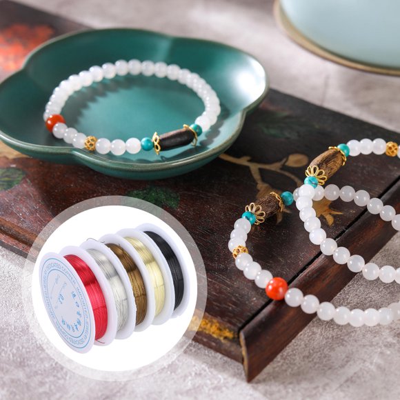 CTIRCHIU 5 Rolls Wire Wrap Jewelry Tarnish Resistant Assorted Color for Floral Arranging by Artists