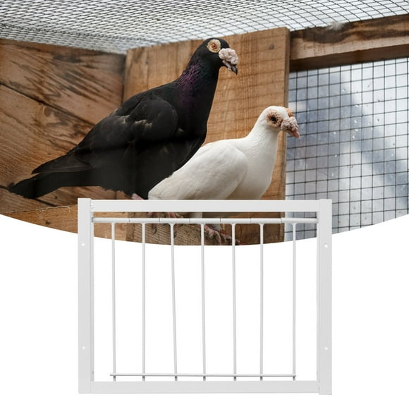 Greensen Iron Birdcage T-trap House Door High Strength for Pigeon Parrot Easy Installation, Birds House Door, Parrot House Door
