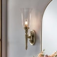 thumbnail image 2 of Lucas McKearn Dryden 1 Light Bath Light in Polished Brass, 2 of 2