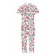thumbnail image 5 of Puntoco Pijamas para mujer Conjunto de pijama y pantalón de manga corta con cuello en V para mujer Pijamas casuales con bolsillos, 5 of 5