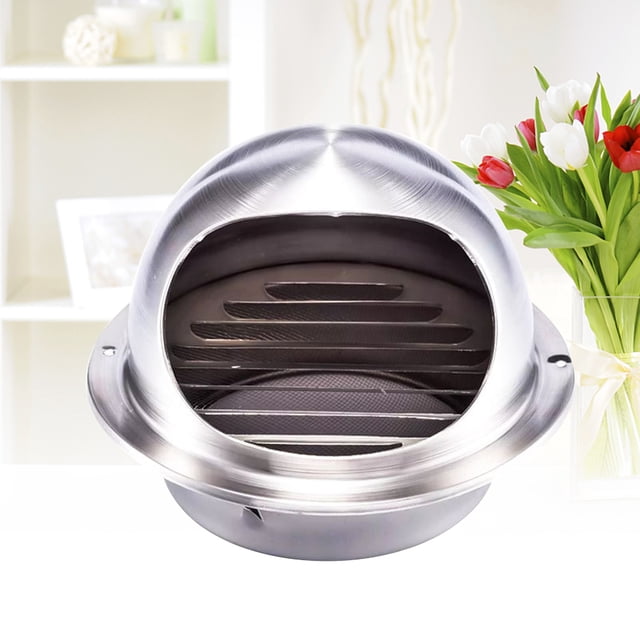 OULII Stainless Steel Exhaust Vent Plate Silver 1Pack for Homeowners