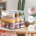 thumbnail image 4 of Juego de 10 Organizador de Refrigerador - Contenedores para Refrigerador con Tapas, Contenedores Organizadores pare Frutas y Verduras, Sin BPA, Organizadores para Refrigerador, 4 of 8
