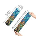 thumbnail image 4 of Pofeuu Sea World Print 30cm Socks, Adult Running Hiking Socks for Youth and Adult, 4 of 7
