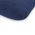 thumbnail image 3 of Jordan Manufacturing Sunbrella 74" x 22" Canvas Navy Solid Rectangular Outdoor Chaise Lounge Cushion with Ties and Hanger Loop, 3 of 11