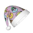 thumbnail image 2 of Cauagu Cute Donuts Pattern Christmas Hat for Kids,Xmas Holiday Hat Santa Hat for Boys & Girls Festive Headwear Accessories for Christmas/New Year/Holiday, 2 of 6