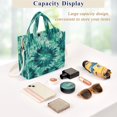 thumbnail image 4 of Corduroy Tote Bag for Women Shoulder Handbags Fashion Ladies Purses Satchel Messenger Bags Dark Teal Tie-dye Pattern M, 4 of 8