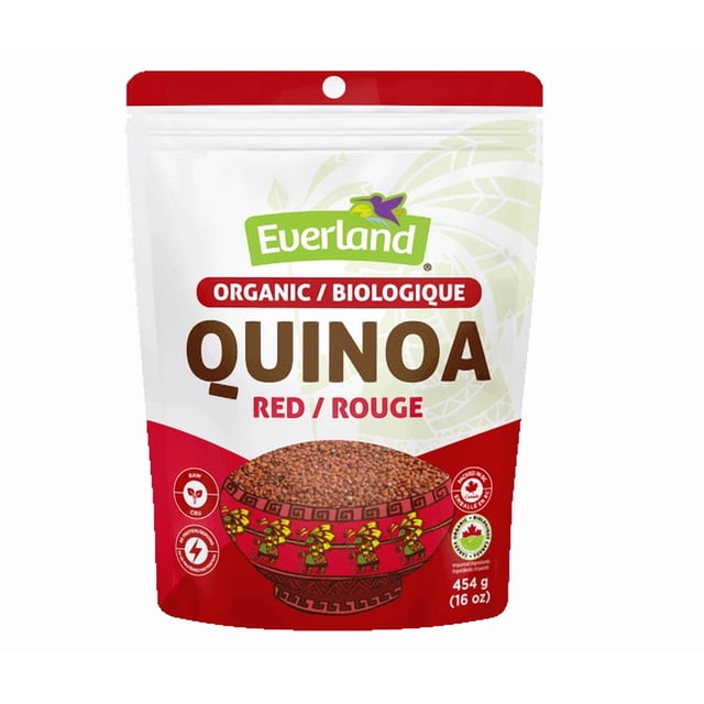 Everland Organic Red Quinoa, 454 g (Whole Grain, High Fiber)