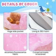 thumbnail image 5 of Stmoze Modular Play Couch for Kids 3+ Years Old, Glow in The Dark Play Couch, Fold Out Couch for Kids, Convertible Kids Fold Out Play Foam and Floor Cushion for Bedroom and Playroom, 5 of 6
