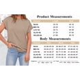 thumbnail image 3 of ANRABESS Womens Tops Summer Cap Sleeve Basic Tee Shirts 2026 Trendy Loose Fit Casual Dressy Business Work Tshirts Clothes Blue Purple Small, 3 of 12