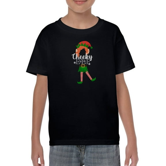 Cheeky Elf T-Shirt Juniors -Smartprints Designs,  Large