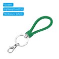 thumbnail image 4 of Uxcell Wristlet Keychains Wrist Lanyard Keychain Hand Strap Keys Holder Green 2 Pack, 4 of 5