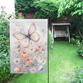 thumbnail image 3 of Summer Leaf Garden Flag Leaves Flower Floral Welcome Small Yard Flag Double Sided Vertical Seasonal Outdoor Decoration 12x18 Inch, 3 of 5