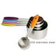 thumbnail image 3 of Injueey Juego de 10 Uds. De tazas medidoras, cucharas medidoras, taza medidora de acero inoxidable, cuchara para hornear, té, café, Herramientas y accesorios para hornear, 3 of 6