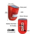 Off Promotions! Solar Motion Sensor Detector Sound Alarm Led Warning