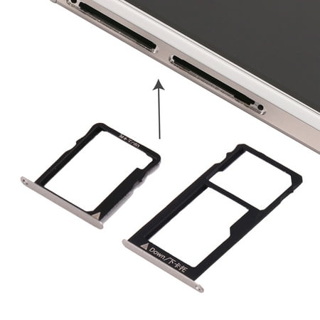 For Huawei Honor 5X / GR5 Micro SIM Card Tray + Nano SIM & Micro SD Card Tray