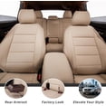 thumbnail image 3 of coverdream Full Set CRV Seat Covers Custom Fit for 2023 2024 2025 2026 Honda CR-V LX,EX,EXL,Hybrid,Sport Series,Trailsport - (Beige,Full Set), 3 of 10