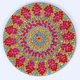 thumbnail image 1 of Cuadros Decorativos Posavasos DIY Diamond Art con soporte 3.9x3.9x0.2in para decoración del hogar (rojo) Ehuebsd embutido en tela, 1 of 1
