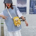thumbnail image 1 of Lindo oso bandolera mujer lona hombro muñeca decoración bolso (amarillo), 1 of 9