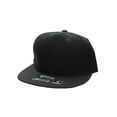 thumbnail image 2 of L.O.G.A. Plain Adjustable Snapback Hats Caps Flat Bill Visor - Black Charcoal, 2 of 2