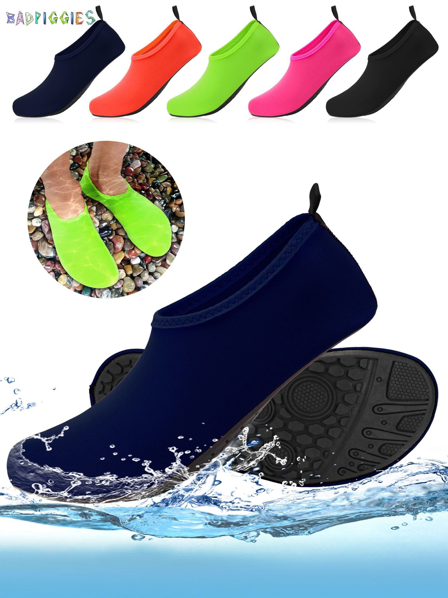 Ladies Women Men Water Shoes Socks Diving Socks Wetsuits Non-slip Swim Beach GN 