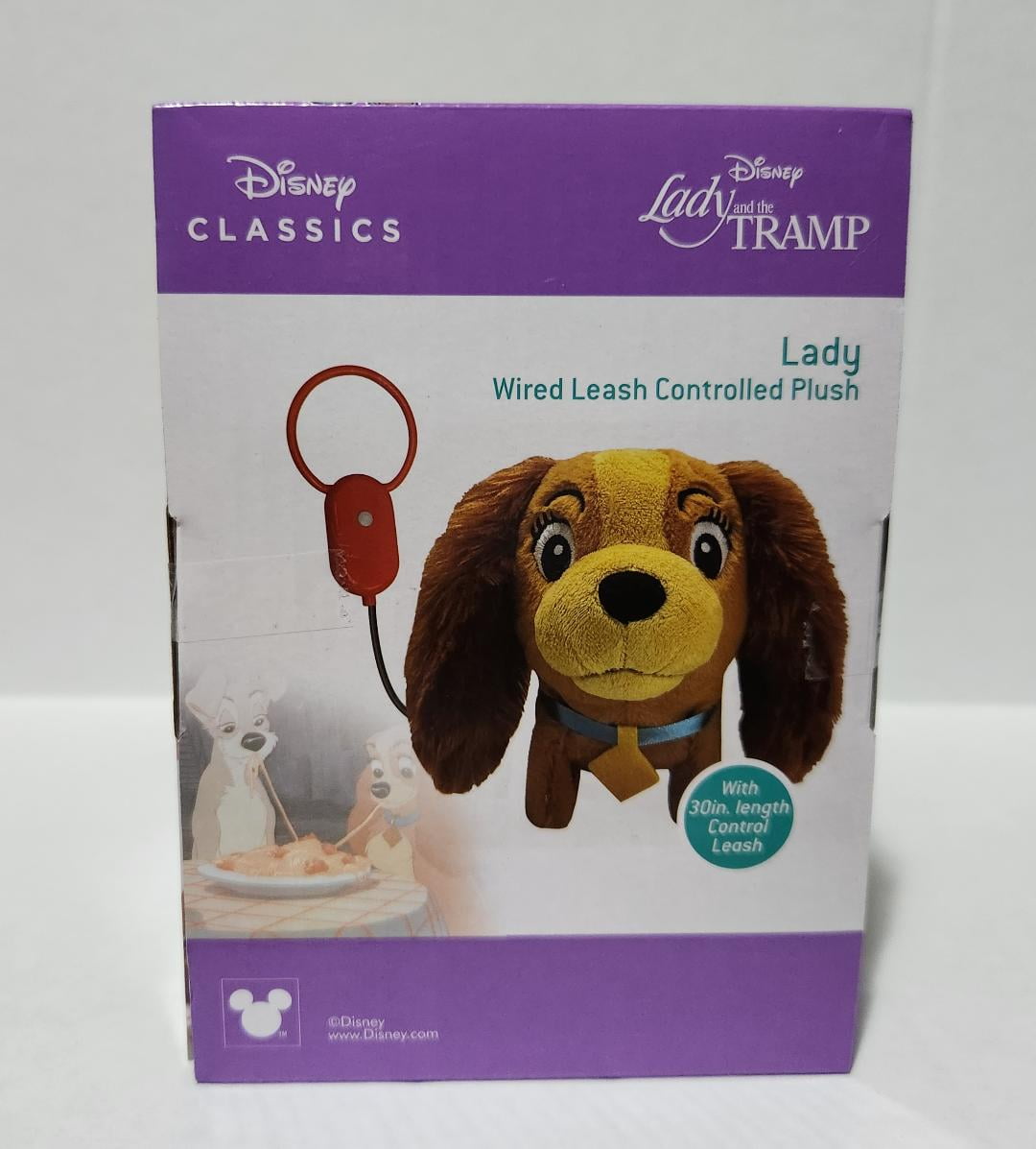 Lady and the Tramp ぬいぐるみセット Disney Lady & The Tramp Tramp Wire Leash Controlled Plush