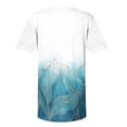 thumbnail image 4 of DPTALR T-shirts à Imprimé Floral Col en V pour Femmes, Blouses en Dentelle Confortables, 4 of 5