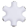 thumbnail image 3 of axGear 3.5mm 6 Ports Multi Headset Splitter Adapter 1 to 5 Way Stereo Audio Hub, 3 of 6