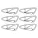 thumbnail image 4 of Hebilla De Llavero, 10 Piezas De Acero Inoxidable Liso Llavero Mosquetón Ergonómico De Alta Resistencia Para Escalada Al Aire Para Hombres Para Mujeres, 4 of 7