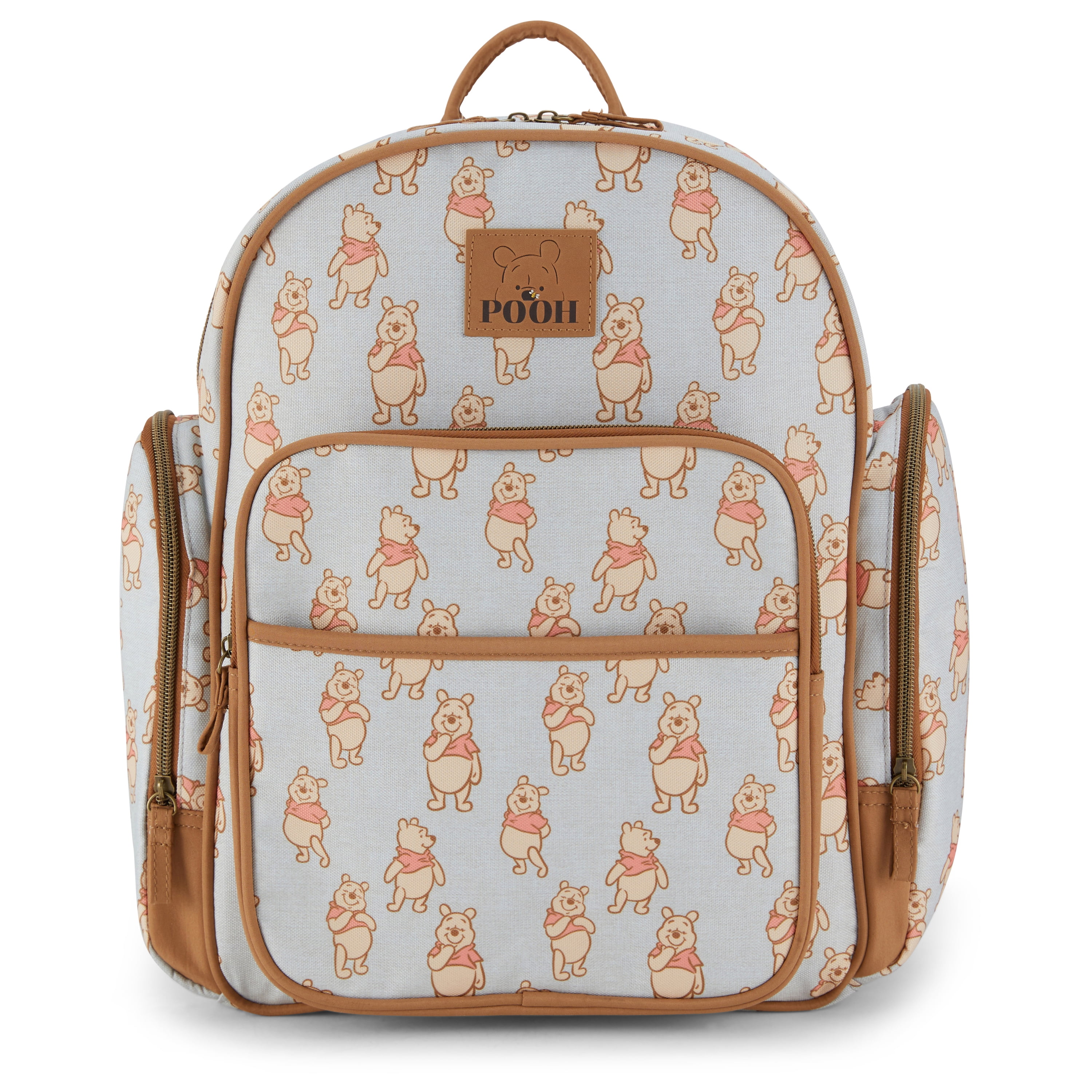 Disney Winnie The Pooh Backpack Diaper Bag with All Over Print
