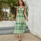 thumbnail image 5 of Geometric Grid Vestido Sin Mangas , Vestidos De Lujo Para Ocasiones Oficiales, 5 of 5