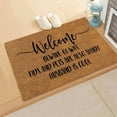 thumbnail image 3 of Dmlowu Christmas Doormat, Quicker Dry Christmas Bathroom Rugs, Letter Print Christmas Front Door Mat, Comfortable Rug for Bathroom Bedroom, 18x24" Non Slip Christmas Welcome Mat, 3 of 6