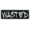 WASTED, variant on WHEN MY SHIP COMES IN, I'LL BE AT THE TRAIN STATION, PATCH - High Thread Iron-On Heat Sealed Backing Sew-On Biker's Patch - 4" x 2"