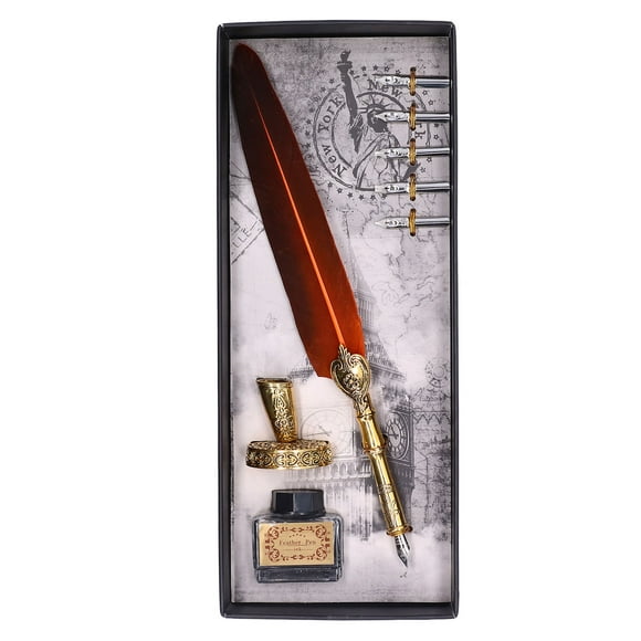 Pen SetFeather Pen Exquisite Vintage Dip Pen Quilland Ink Set Modern Innovation