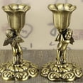 thumbnail image 4 of Candelabro, Candelabro Decorativo Vintage De Querubín Exquisito Coleccionable Para Fiesta Para Comedor, 4 of 7