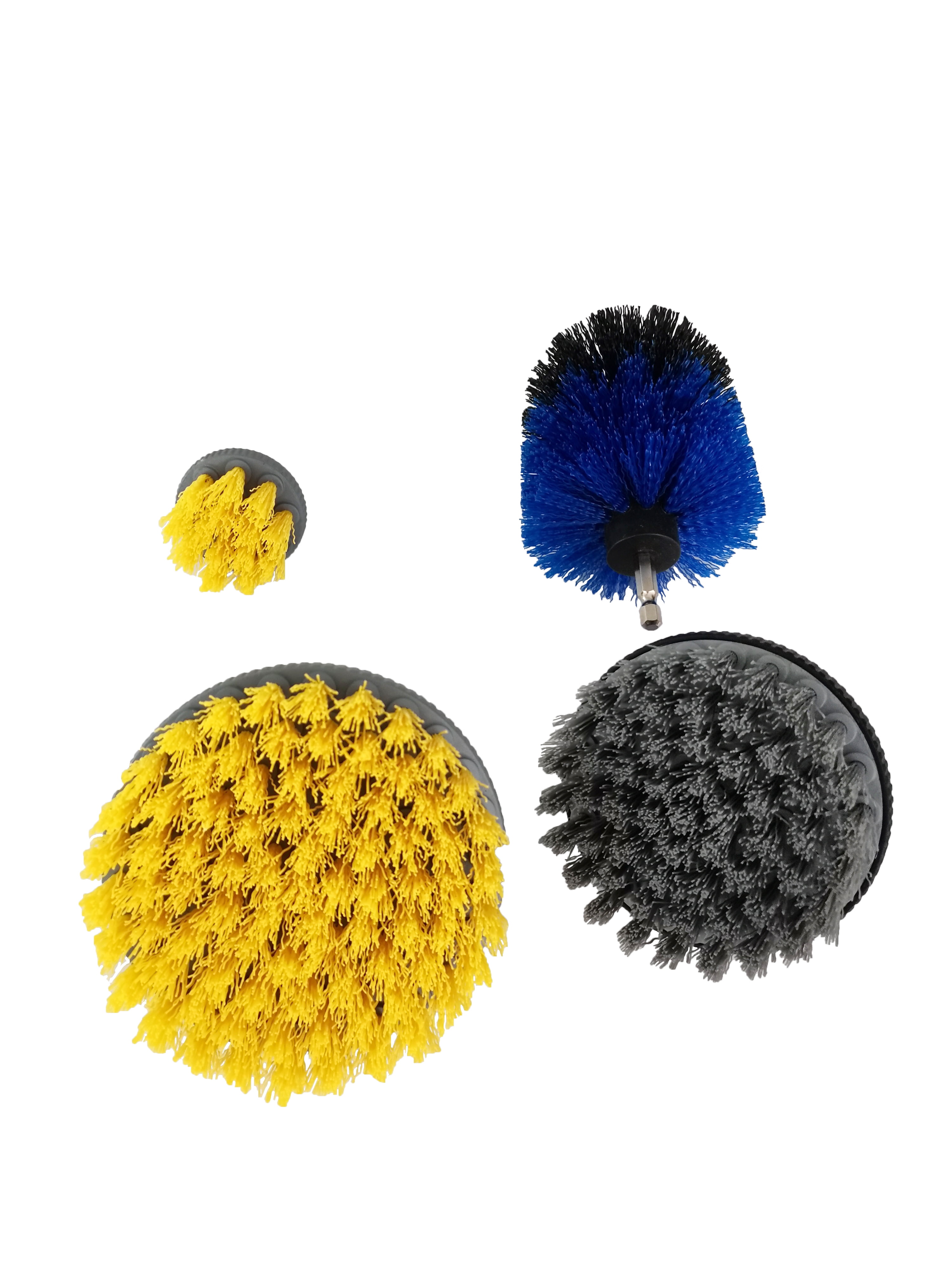 Auto Drive Brand 2/3.5/4/5 Drill Brush Cleaning Kit for Car , Household  Cleaning Brush Type. 