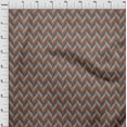 thumbnail image 3 of oneOone Cotton Flex Rust Brown Fabric Stripes Sewing Craft Projects Fabric Prints By Yard 40 Inch Wide-FO4, 3 of 4