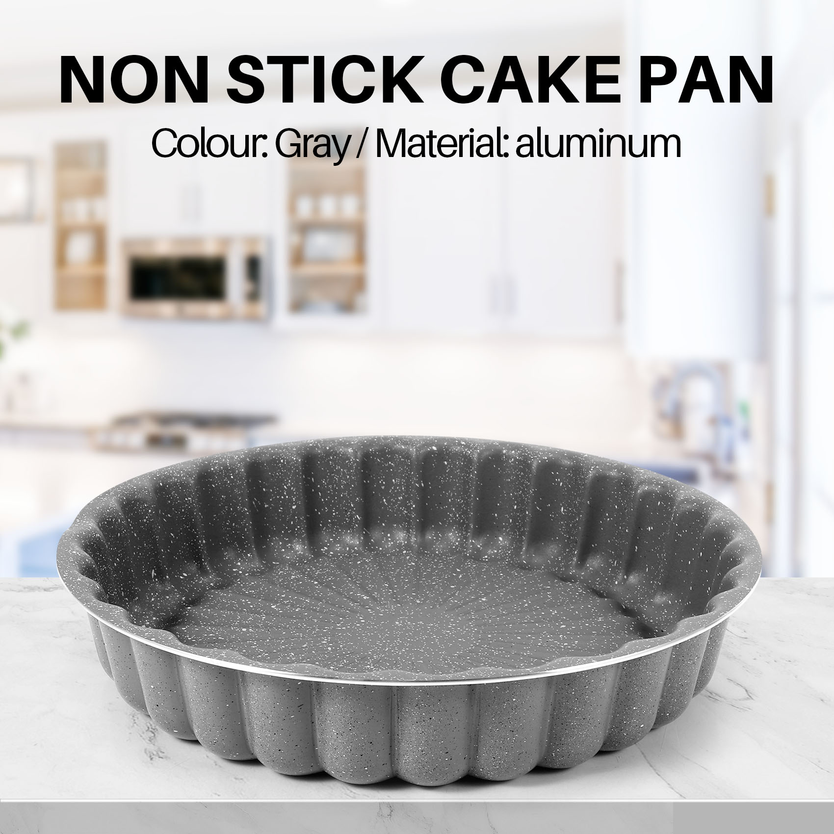 Charlotte Cake Pan 4Layer NonStick Coating Cast Aluminium Charlotte