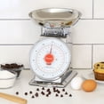 thumbnail image 4 of Escali DS115B Mercado Retro Classic Mechanical Dial Stainless Steel Scale, Removeable Bowl, Tare Functionality, 11lb Capacity, Stainless, 4 of 4