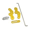 thumbnail image 1 of Miulika Motorcycle Adapter Block Foot Peg Pedal Base Pedals Relocation Bracket Kits for Golden, 1 of 6